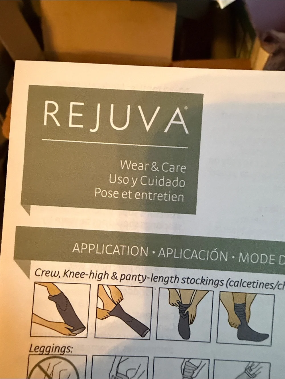 Rejuva Black Fashionable Compression Socks for Women